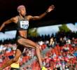 La venezolana Yulimar Rojas regresa luego de dos años por fuera de las pistas. Foto: Tomada de redes @TeamRojas45