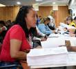 La jornada masiva de indemnización más grande que ha hecho la Unidad para las Víctimas este año en Antioquia se realizó en la Terminal del Norte. FOTO Cortesía Unidad para las Víctimas