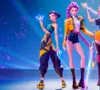 Escena de la película animada KPop Demon Hunters, que inspira los disfraces más buscados de Halloween 2025. FOTO cortesía