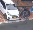 La mujer espantó a los ladrones luego de propinarles varios golpes. IMAGEN TOMADA DE VIDEO