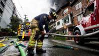 Los habitantes del barrio El Chinguí, de Envigado, señalaron que han pedido en múltiples oportunidades el traslado de la empresa. Foto: Julio César Herrera