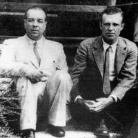 Jorge Luis Borges y Adolfo Bioy fueron amigos y colaboradores literarios por más de medio siglo. FOTO: Getty