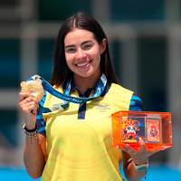 Gabriela Rueda, con 5 medallas, fue la más laureada. FOTO getty