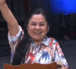 La pastora sorprendió con su reacción ante un temblor que sacudió la ciudad de Lima, Perú. Imagen tomada del video.