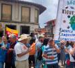 En el municipio, varias personas hicieron una movilización para celebrar la decisión del juez en este caso. FOTO Cortesía Óscar Castaño
