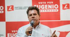 El exdirector del Área Metropolitana, Eugenio Prieto, fue el ungido por el Partido Liberal para competir por la Gobernación de Antioquia. FOTO camilo suárez