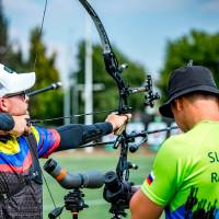 Santiago Arcila, uno de los mejores arqueros en la modalidad de recurvo de Colombia. FOTO CORTESÍA FEDERACIÓN ARQUEROS DE COLOMBIA