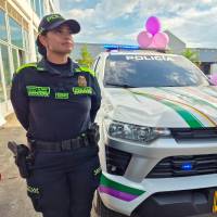 El programa había sido lanzado en Urabá desde 2023 pero no contaba con un vehículo ni con personal especializado. FOTO: POLICÍA DE URABÁ
