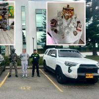 Alias Yordi fue capturado la semana pasada en Armenia en medio de un operativo de allanamiento. FOTOS Cortesía Policía Nacional