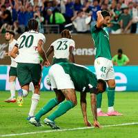 Con la derrota de Palmeiras se va el sueño de Richard Ríos de jugar la final. Foto: GETTY
