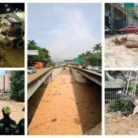 Un informe del Sistema de Alerta Temprana de Medellín y el Valle de Aburrá (Siata) reveló que abril fue el mes más lluvioso en los últimos 14 años. FOTO: Cortesía