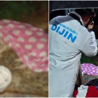 Un equipo técnico de la Dijin se desplazó a la escena del crimen para practicarle una necropsia al perro que fue asesinado. FOTOS: Cortesía Alcaldía de Rionegro