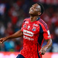 Juan David Arizala, de 20 años, es uno de los mejores extremos que tiene el fútbol colombiano. Foto: Manuel Saldarriaga