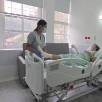 Aspecto de una de las nuevos espacios que tiene la Unidad de Quemados del San Vicente Fundación. FOTO: Cortesía