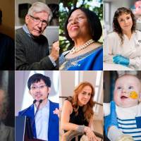 En la parte superior, de izquierda a derecha, están Susan Monarez, Achal Agrawal, Tony Tyson, Precious Matsoso y Sarah Tabrizi, y en la parte inferior están Mengran Du, Luciano Moreira, Liang Wenfeng, Yifat Merbl y KJ Muldoon. FOTO: Nature / Getty / Children’s Hospital of Philadelphia