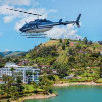 Helitours cuenta con una experiencia única alrededor de la Piedra del Peñol y servicios exclusivos, marcando la diferencia en el turismo local, nacional e internacional. FOTO: Cortesía Helitours