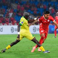 Yeisón Guzmán es la cara del ataque del América de Cali. El antioqueño lleva 10 goles con el conjunto escarlata. FOTO:GETTY