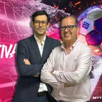 Jairo Nieto (izq.) y Alejandro González (der.), cofundadores de Bacon Games, lideraron desde Colombia el desarrollo de FIFA Rivals, el nuevo videojuego oficial de la FIFA para móviles. FOTO: Cortesía