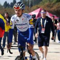 En las cuatro ediciones que se han desarrollado del Tour Colombia, la competencia ha contado con grandes figuras del ciclismo mundial como el francés Julian Alaphilippe. FOTO: Manuel Saldarriaga