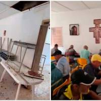 Los ladrones ingresaron por los techos a la sede del comedor comunitario. FOTOS Cortesía Arquidiócesis de Medellín