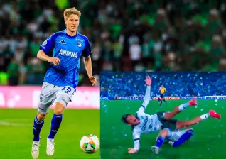 Andrés Llinás se perderá el resto de la fase de grupos de la Liga BetPlay en caso de clasificación de Millonarios. Foto: Camilo Suárez y captura de vídeo. 