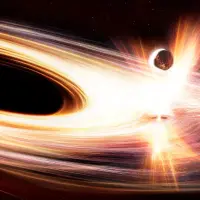 Representación de un agujero negro supermasivo, similar a los detectados por observatorios internacionales que estudian eventos extremos en el universo. FOTO cortesía ESA