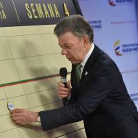 El presidente Juan Manuel Santos le hacía seguimiento a la campaña Apagar Paga. Foto: Colprensa