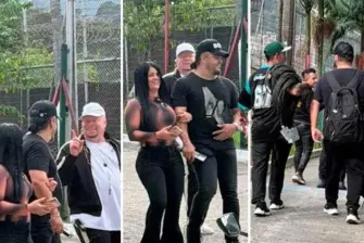 El cantante Nelson Velásquez se presentó en la cárcel de Itagüí. Foto: redes