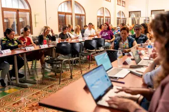 En el Consejo de Seguridad Pública para las Mujeres se priorizaron las violencias digitales. FOTO Cortesía Alcaldía de Medellín