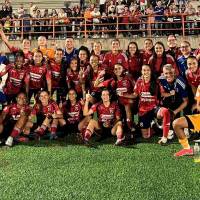 Este es el grupo del DIM que orienta Carlos Osorio quien ya estuvo en una semifinal dirigiendo al Deportivo Pereira. FOTO TOMADA X@DIMOficialFem