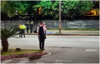 El accidente se registró en la noche de este martes 22 de julio. FOTO Cortesía Denuncias Antioquia