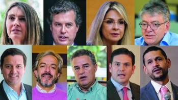 La Gran Consulta de marzo tiene un valor adicional: coincide con las elecciones de Congreso: eso significa que los votos que se depositan para los congresistas llevan al hombro a los candidatos presidenciales. Fotos: Colprensa y cortesía 