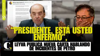 Leyva publica explosiva carta hablando de incidentes de Petro en viajes internacionales