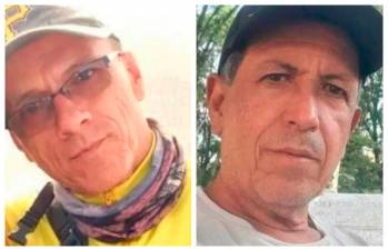 Luis Fernando Osorio Soto (izq.), de 68 años, y Emilson Pulgarín Sánchez (der.), de 61, fueron los dos líderes asesinados en las últimas horas en el Suroeste antioqueño. FOTOS: CORTESÍA