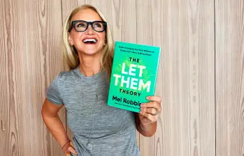 Esta es Mel Robbins, autora de La teoría Let Them. FOTO Cortesía 