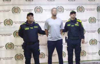 Alias El Flaco, señalado de coordinar envío de drogas a Europa. FOTO: CORTESÍA ALCALDÍA DE MEDELLÍN