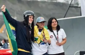 LizSurley consiguió su primer título panamericano. Foto: Tomado de redes @lizsurley_bmx