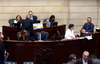 Desde ayer la plenaria del Senado tramita el proyecto de reforma laboral. FOTO tomada de YouTube