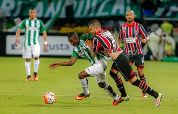 El futbolista Marlos Moreno, de 28 años, es el único de los jugadores de la plantilla actual de Nacional que estuvo en la victoria ante Sao Paulo en 2016. FOTO: JUAN ANTONIO SÁNCHEZ