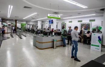 En mayo los servicios financieros crecieron 10%, según el Indicador de Seguimiento a la Economía del Dane. FOTO EL COLOMBIANO