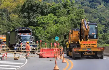 Según la Cámara Colombiana de la Infraestructura (CCI), el sector transporte es el segundo de menor ejecución presupuestal a abril. FOTO EL COLOMBIANO