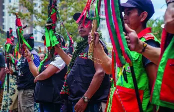 Desde 2024 se han destinado más de $218.000 millones en recursos públicos para el “fortalecimiento” de organizaciones indígenas, principalmente el CRIC. FOTO Colprensa