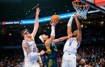 El último enfrentamiento entre ambas franquicias, data del 29 de marzo de 2025, el cual finalizó 132-111 a favor del Thunder de Oklahoma. FOTO: Getty