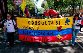 La jornada del miércoles en Medellín estuvo marcada por la poca asistencia y por la relativa calma que imperó. FOTO: Manuel Saldarriaga
