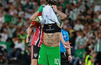 El volante antioqueño Edwin Cardona no tuvo su mejor rendimiento en la serie de octavos de final contra Sao Paulo. FOTO: MANUEL SALDARRIAGA