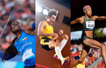 Flor Denis, Duplantis y el regreso de Yulimar Rojas, auguran emociones en esta edición del Mundial. Foto: Getty y redes @juegosolimpicos