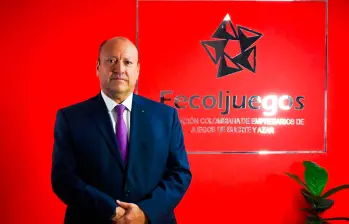 Evert Montero Cárdenas, presidente de Fecoljuegos, alertó de la operación ilegal en Colombia de plataforma de apuestas electorales. FOTO: Cortesía Fecoljuegos