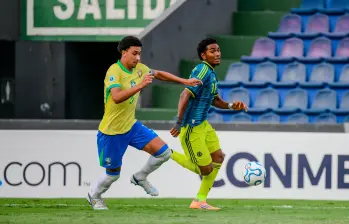 Colombia superó contundentemente a Brasil para llegar a la final del Sudamericano. FOTO FCF