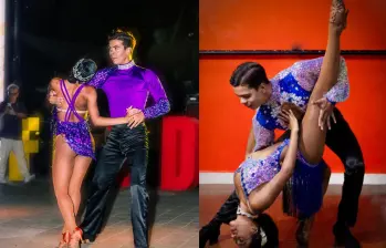 Cristian Camilo Durán y María Fernanda Ossa Romero, bailarines de El Balcón de los Artistas, representan a Colombia en competencias internacionales de salsa cabaret. FOTO: El Balcón de los Artistas.  Cristian Camilo Durán y María Fernanda Ossa Romero, bailarines de El Balcón de los Artistas, representan a Colombia en competencias internacionales de salsa cabaret. FOTO: El Balcón de los Artistas.