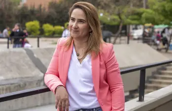 Alexandra Agudelo, exsecretaria de Educación de Medellín, y una de las caras más visibles del escándalo. FOTO: El Colombiano